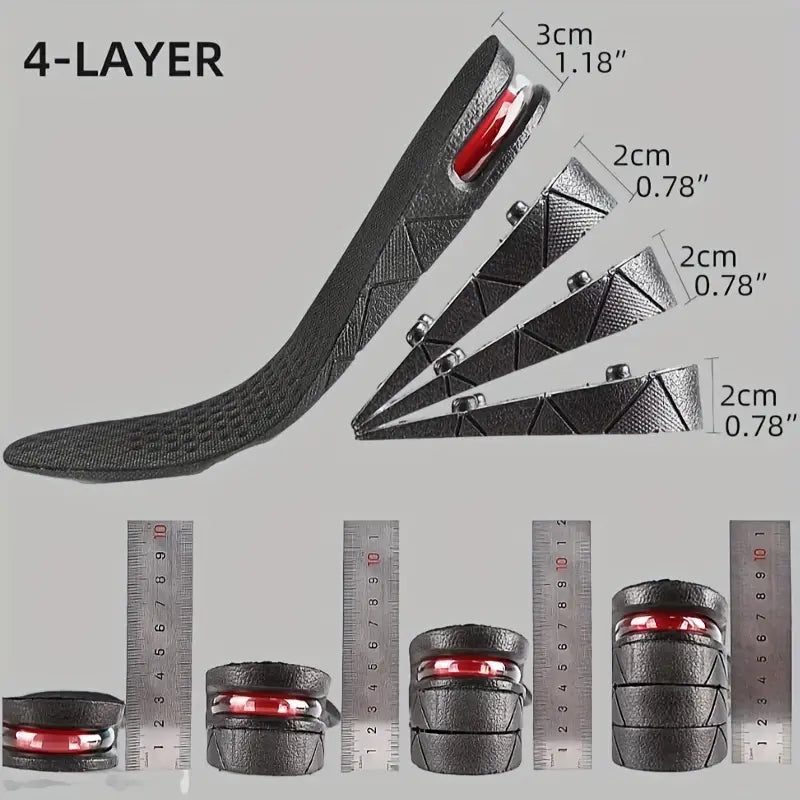 4-Layer Invisible Height Insoles