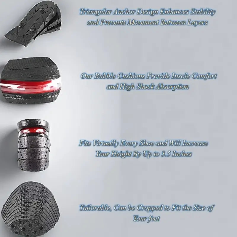 4-Layer Invisible Height Insoles